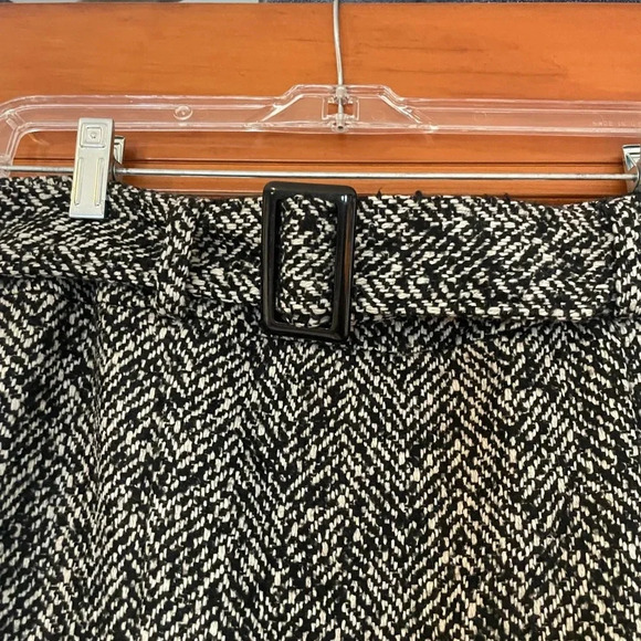 Cynthia Rowley black/white knee length skirt size 6 - Picture 4 of 8